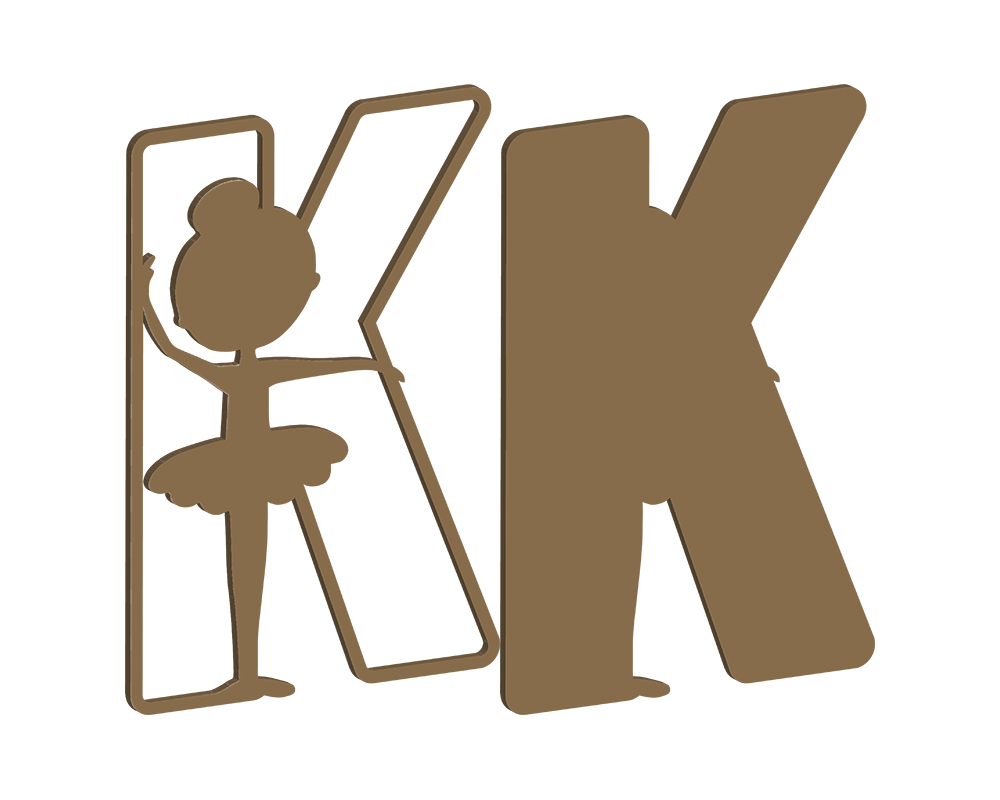 MDF Ballerina Themed Letters