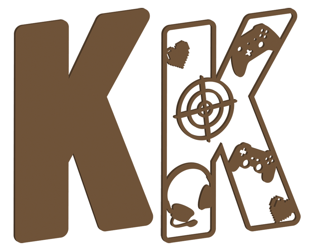 MDF Gamer Themed Letters