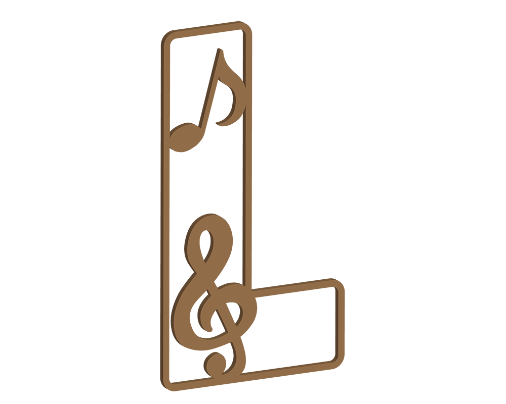 Music Themed Letters
