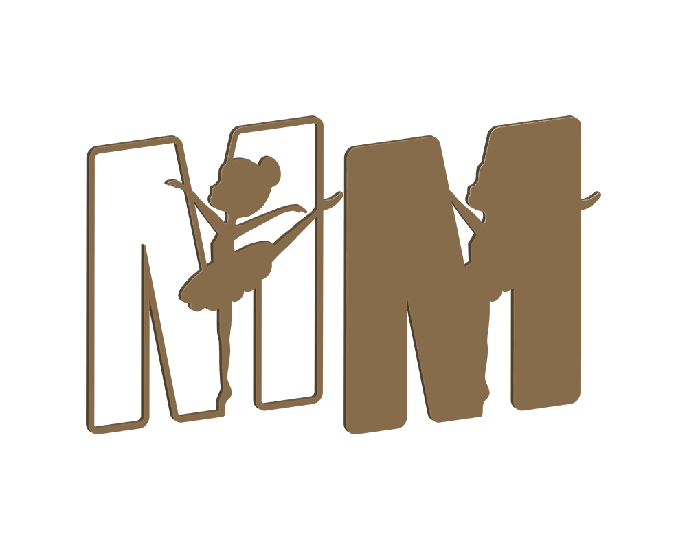 MDF Ballerina Themed Letters