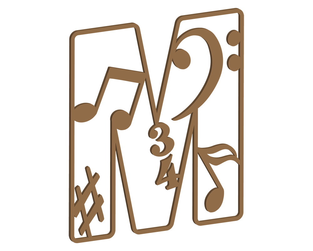 Music Themed Letters