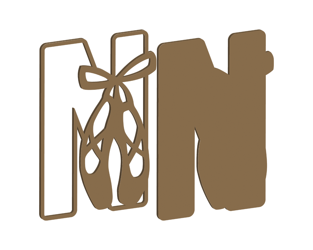 MDF Pointe Shoe Themed Letters