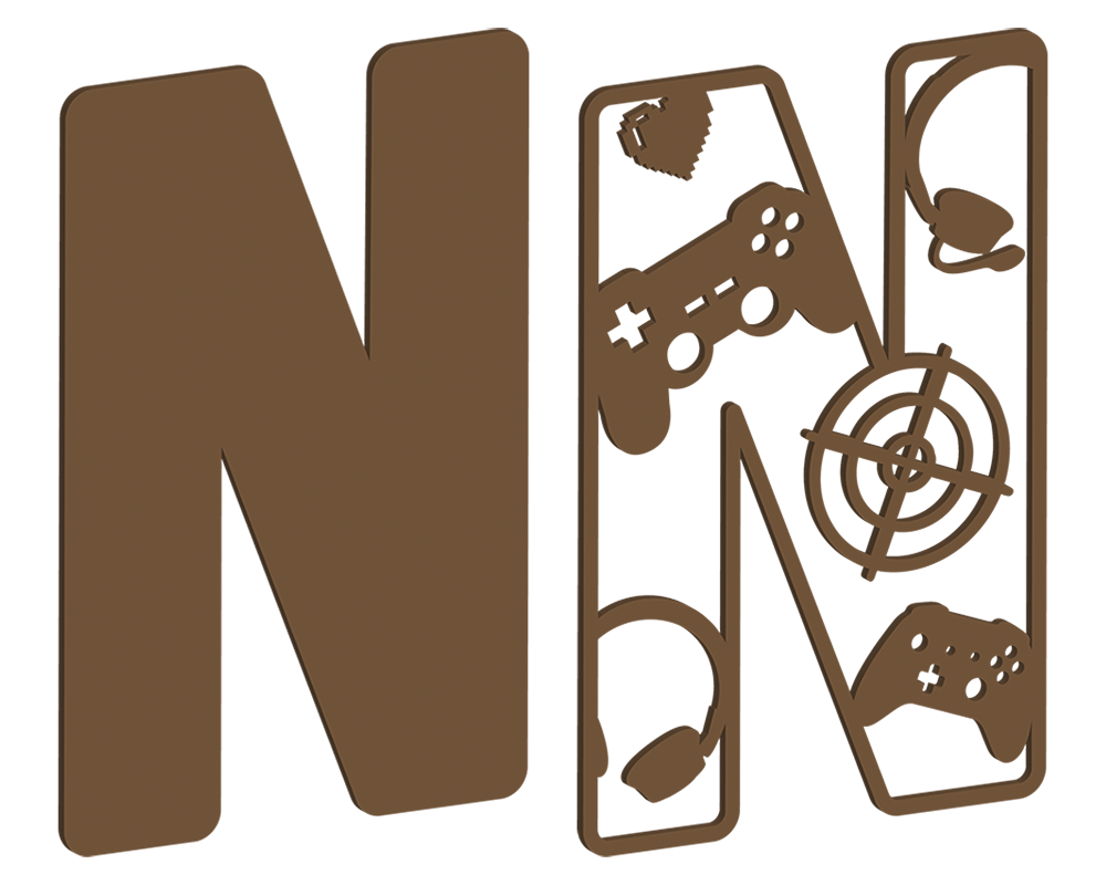 MDF Gamer Themed Letters