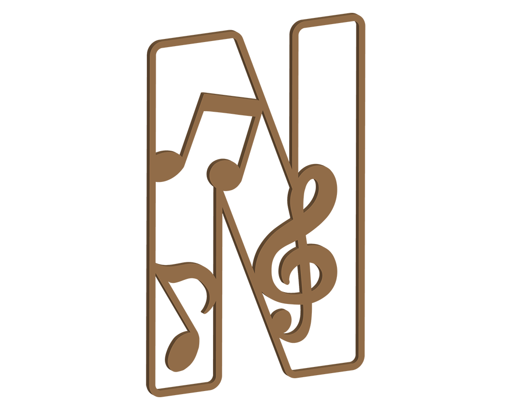 Music Themed Letters