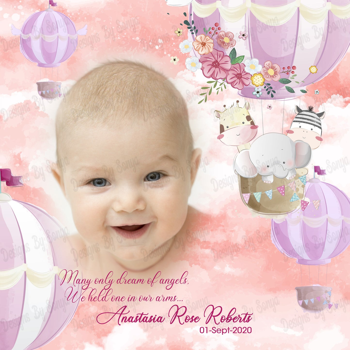 Baby Memorial Design 1