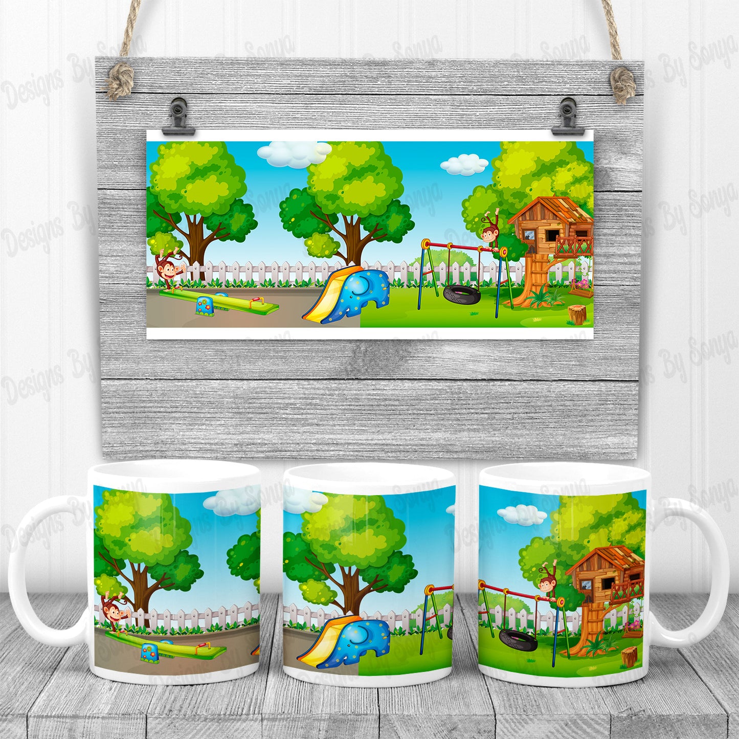 Children Mug and Coaster Set 1