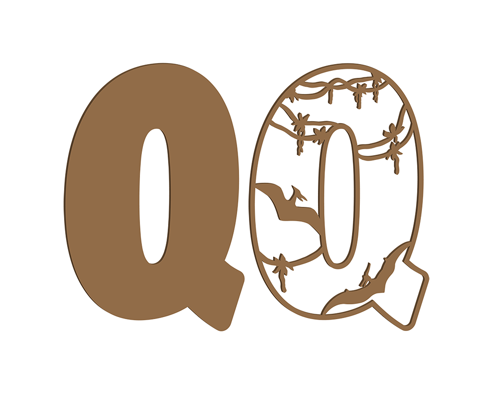 MDF Dino Themed Letters