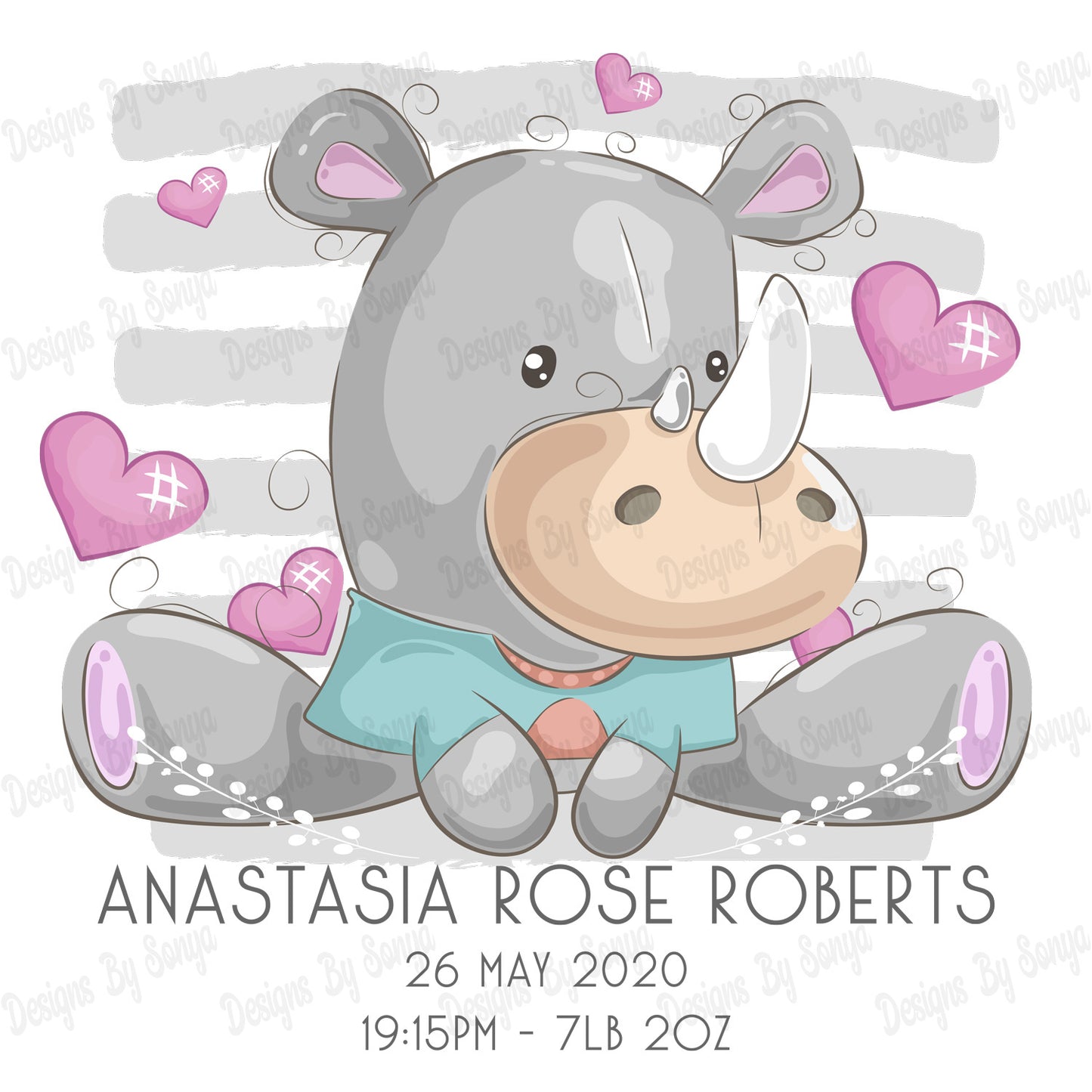 Birth Announcement Set 1