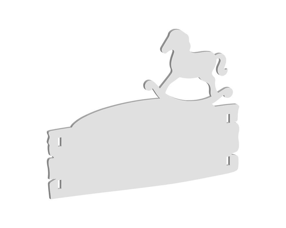 Rocking Horse Memorial Bench