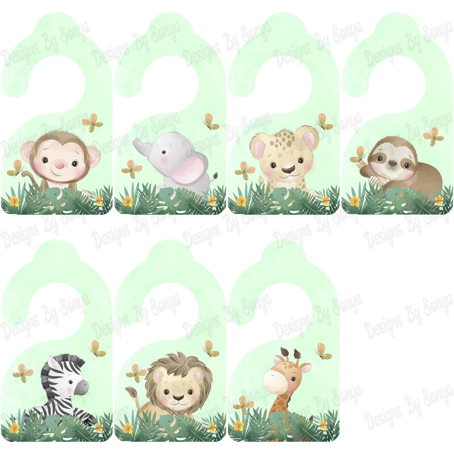 Safari Wardrobe Hanger Pack