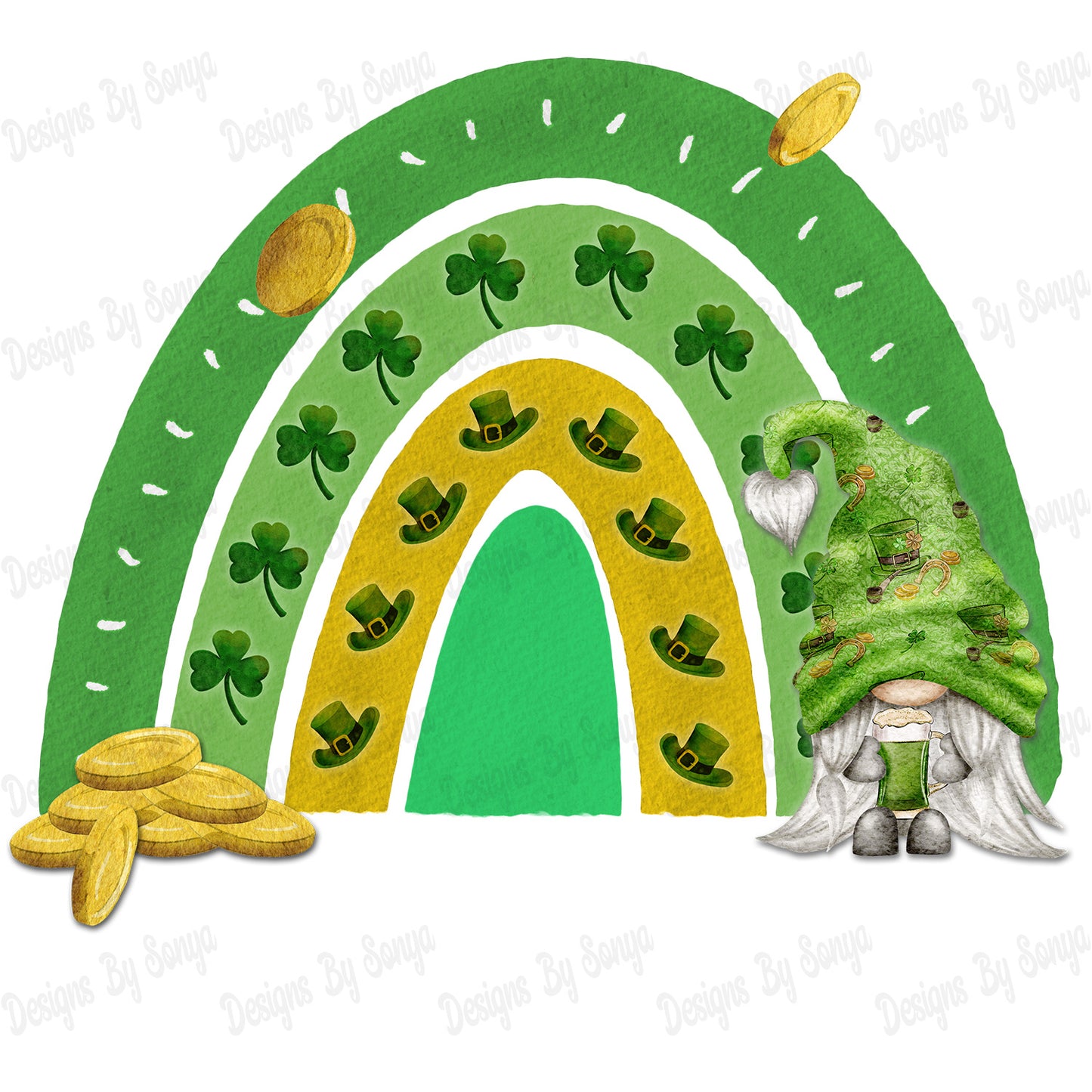 St Patricks Day Gnome Design