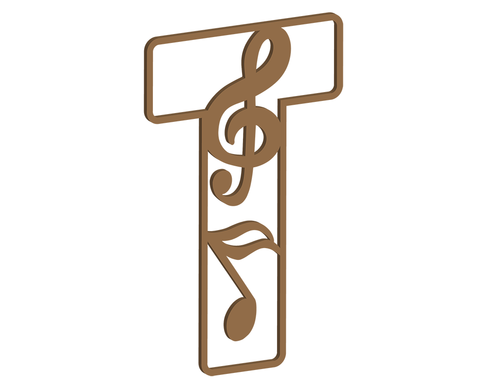 Music Themed Letters