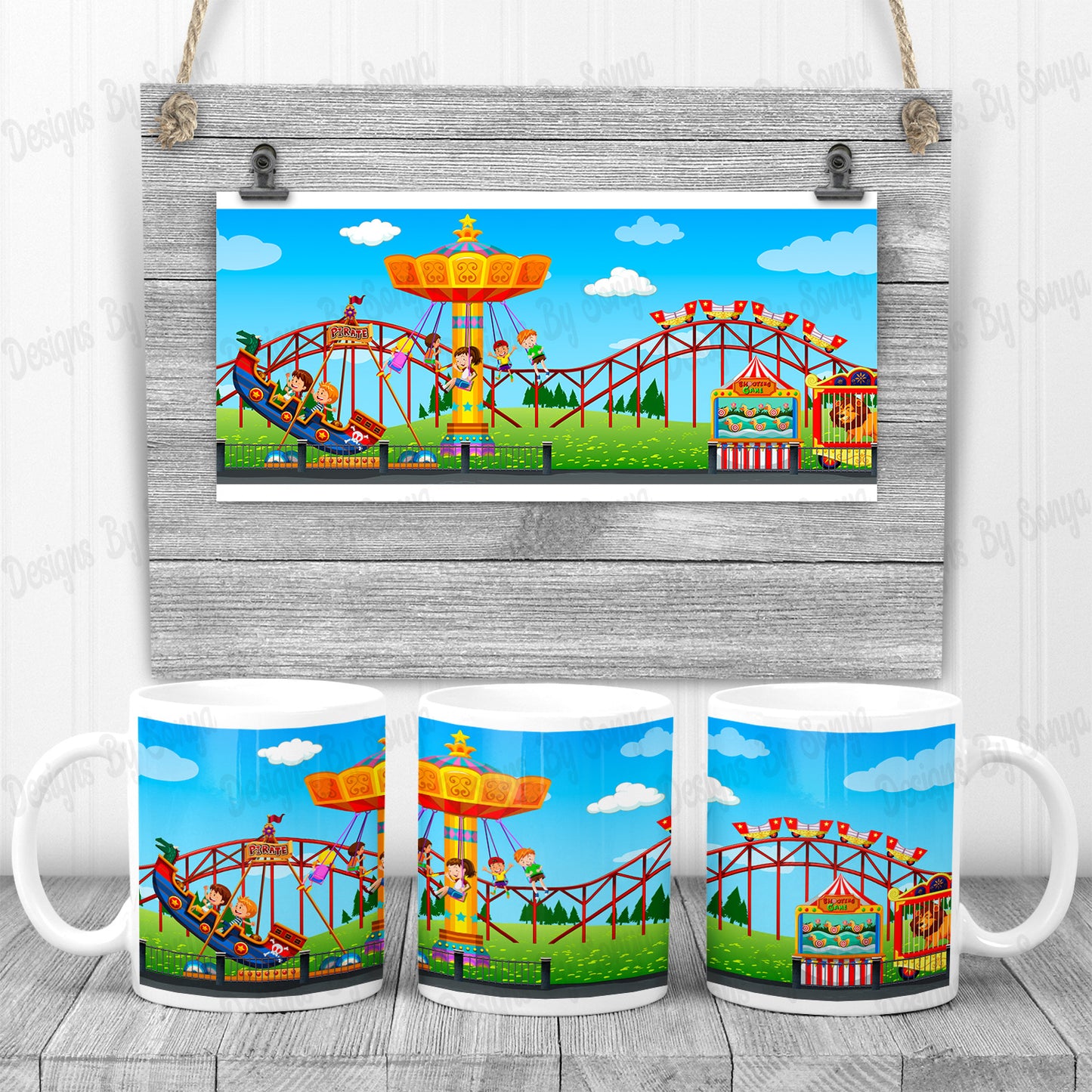 Children Mug and Coaster Set 1
