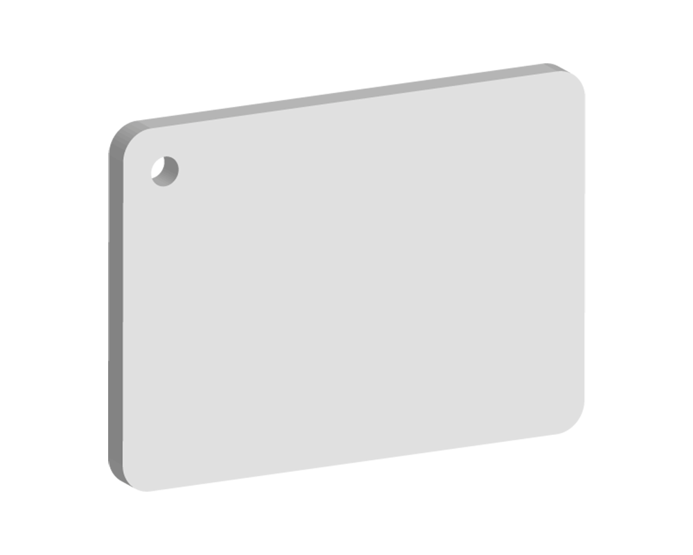 Number Plate Keyring Blanks (10pcs)
