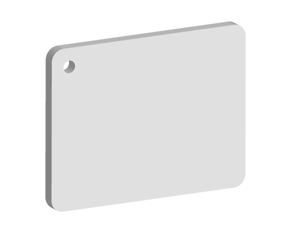 Number Plate Keyring Blanks (10pcs)
