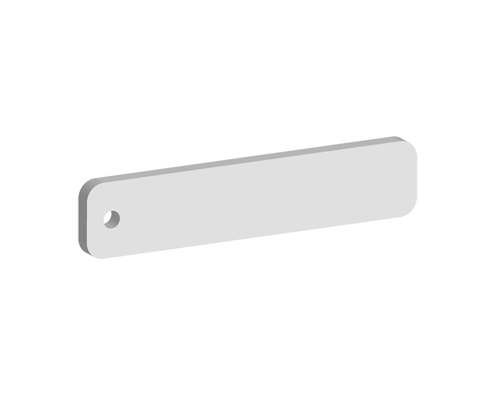 Number Plate Keyring Blanks (10pcs)