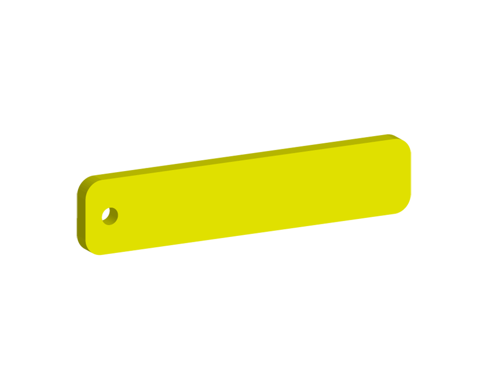 Number Plate Keyring Blanks (10pcs)