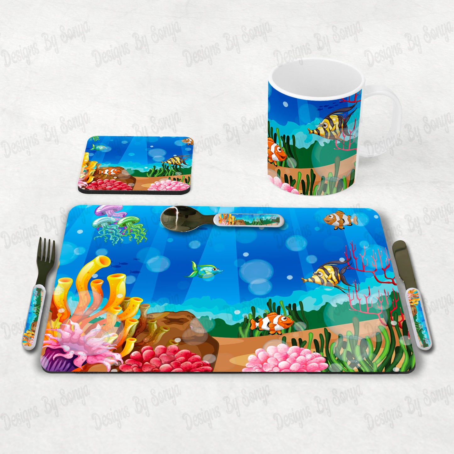 Underwater Themed Dinner Set
