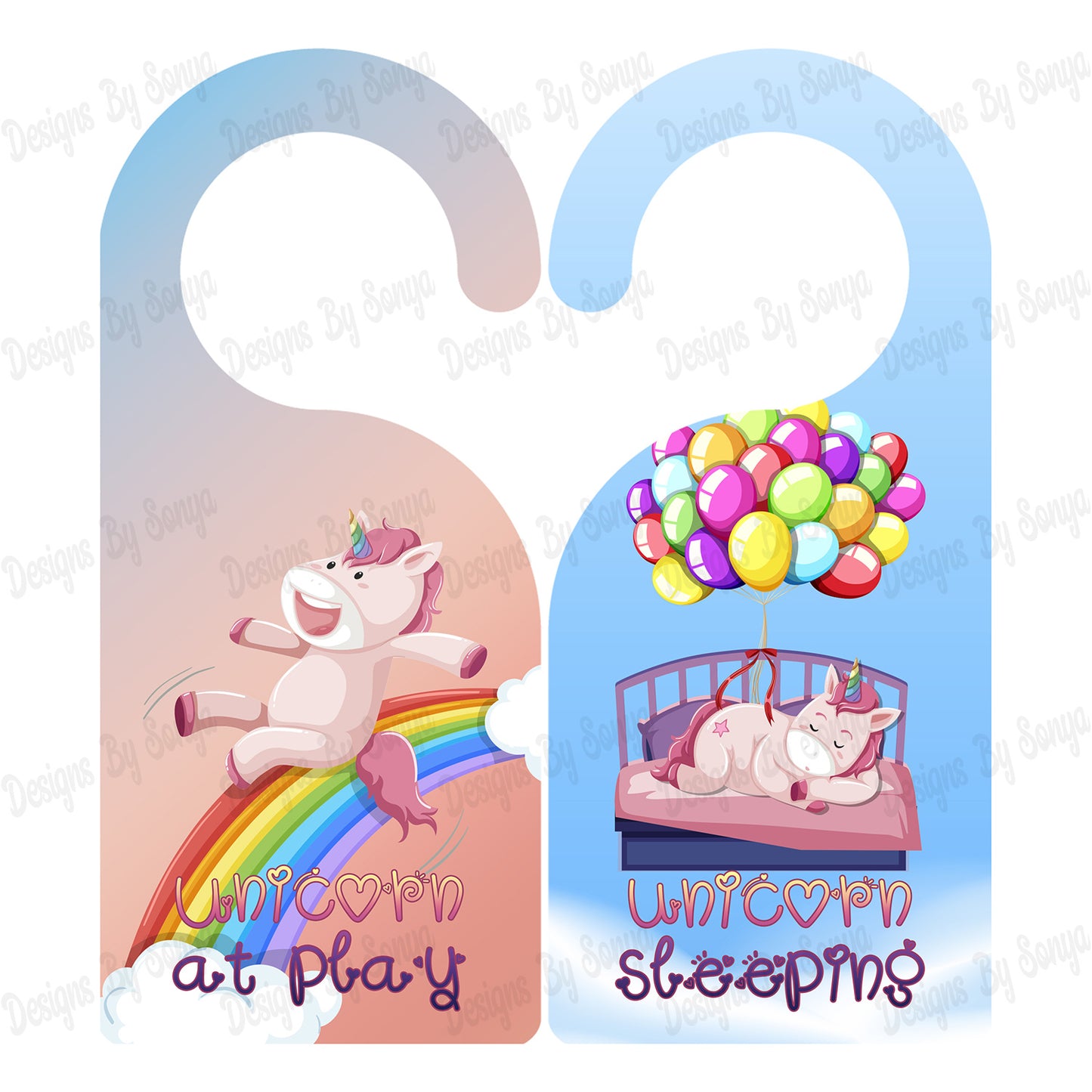 Children's Door Hanger Set 1 (10 Styles Inc)