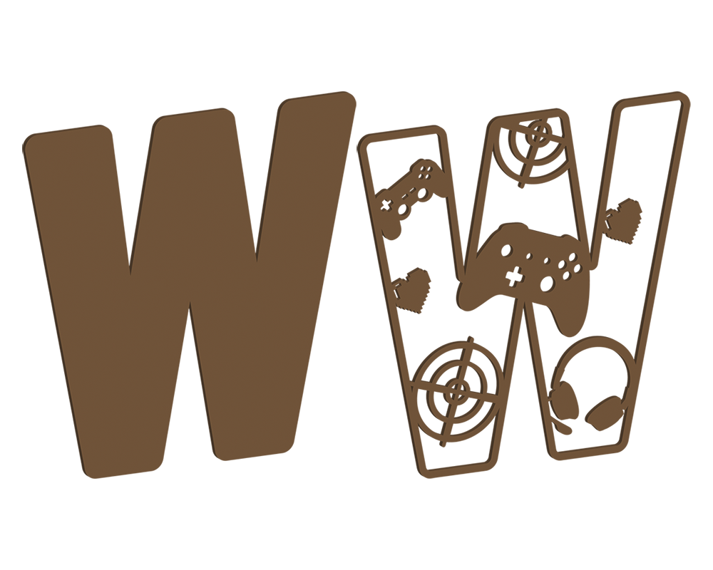 MDF Gamer Themed Letters