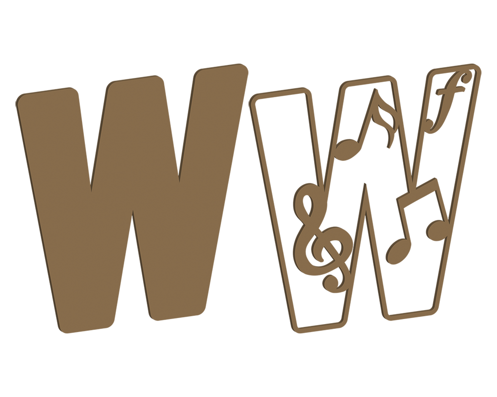 Music Themed Letters