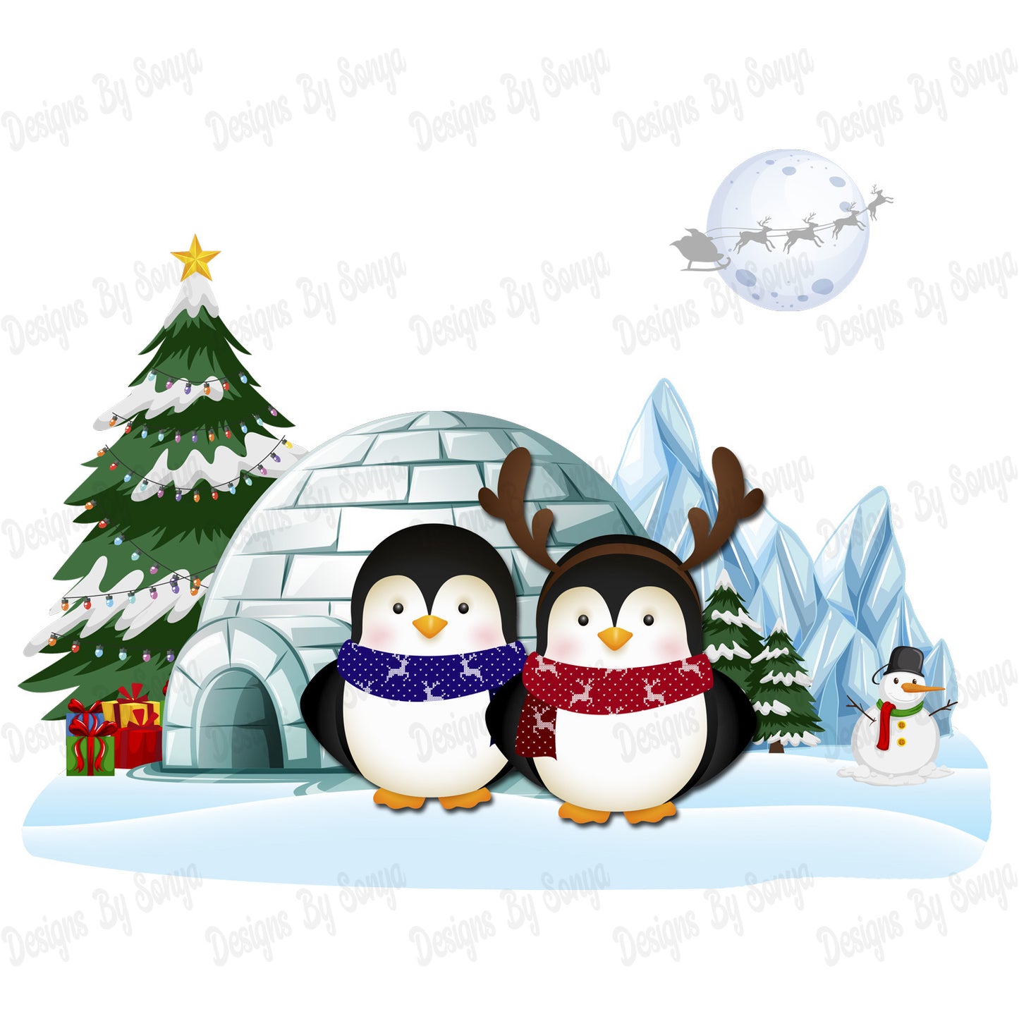 Waddles Family Christmas Family Design