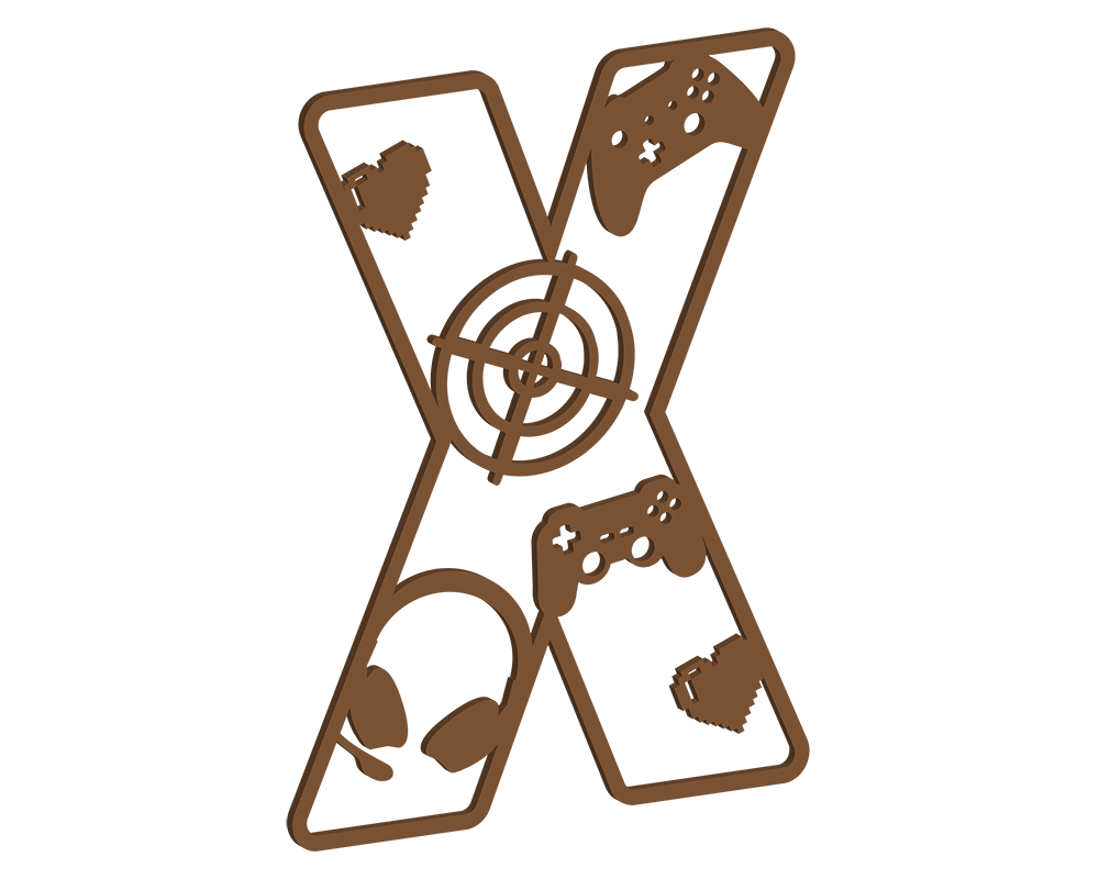MDF Gamer Themed Letters