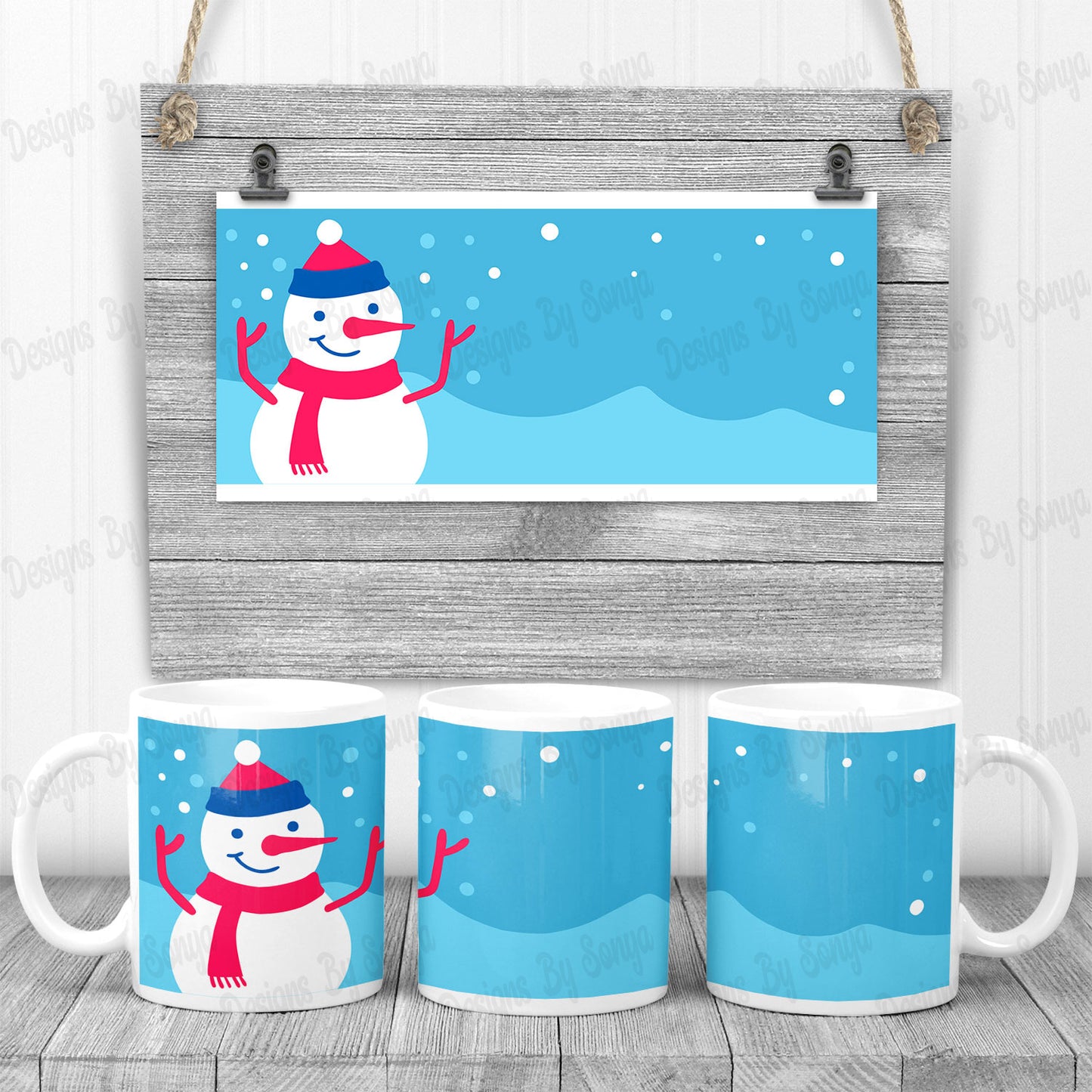 Christmas Mug and Coaster Set 5