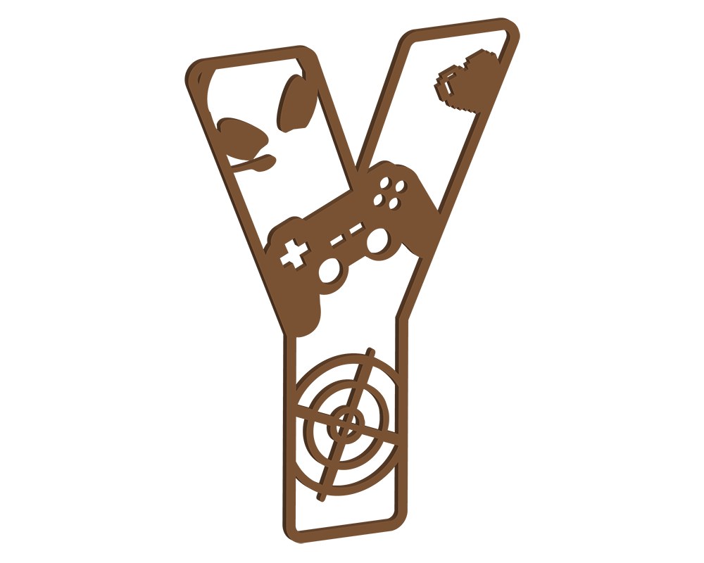 MDF Gamer Themed Letters