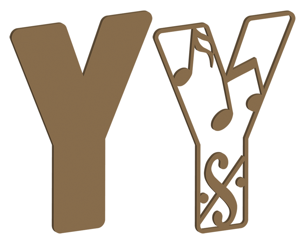 Music Themed Letters