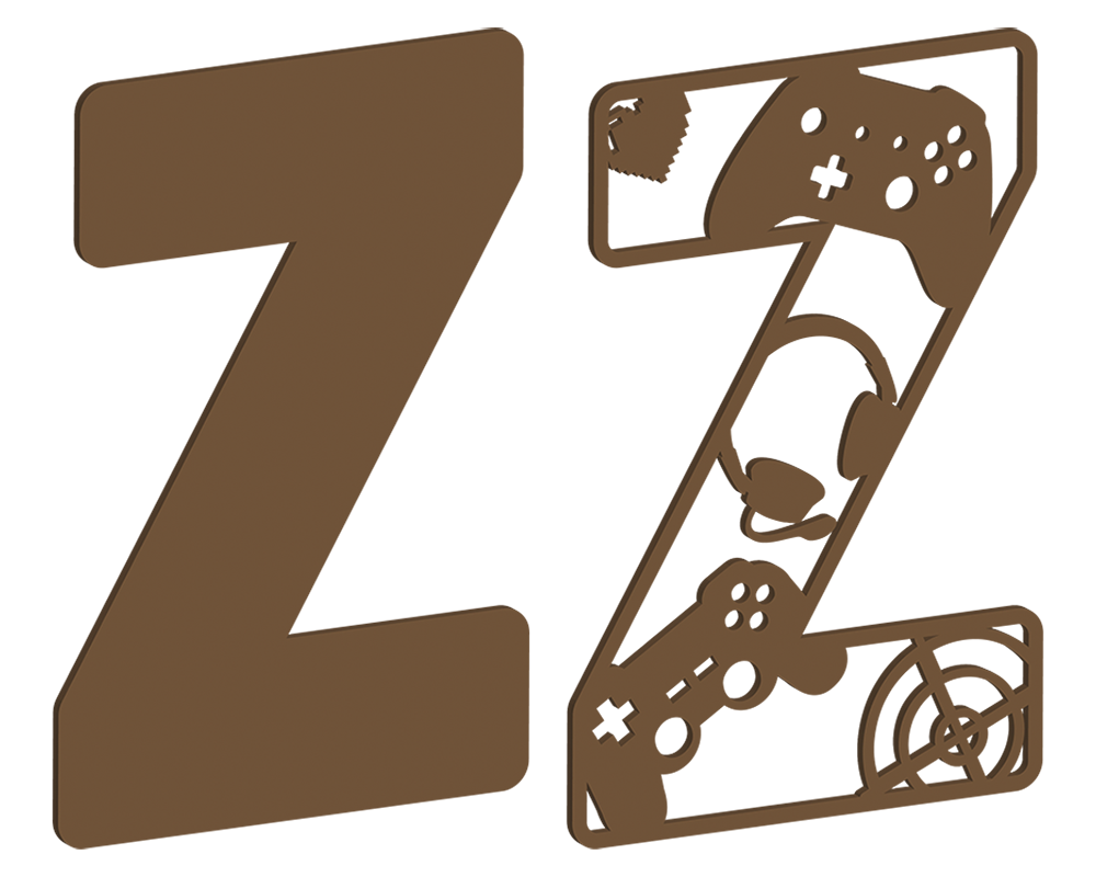 MDF Gamer Themed Letters
