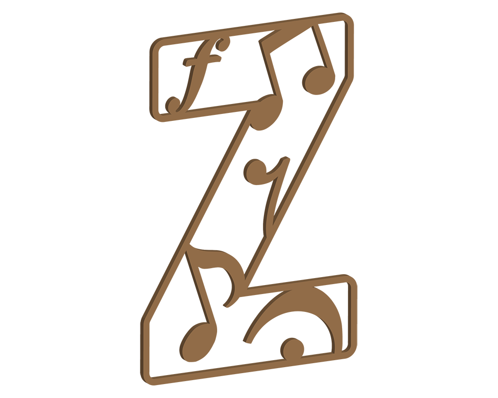 Music Themed Letters