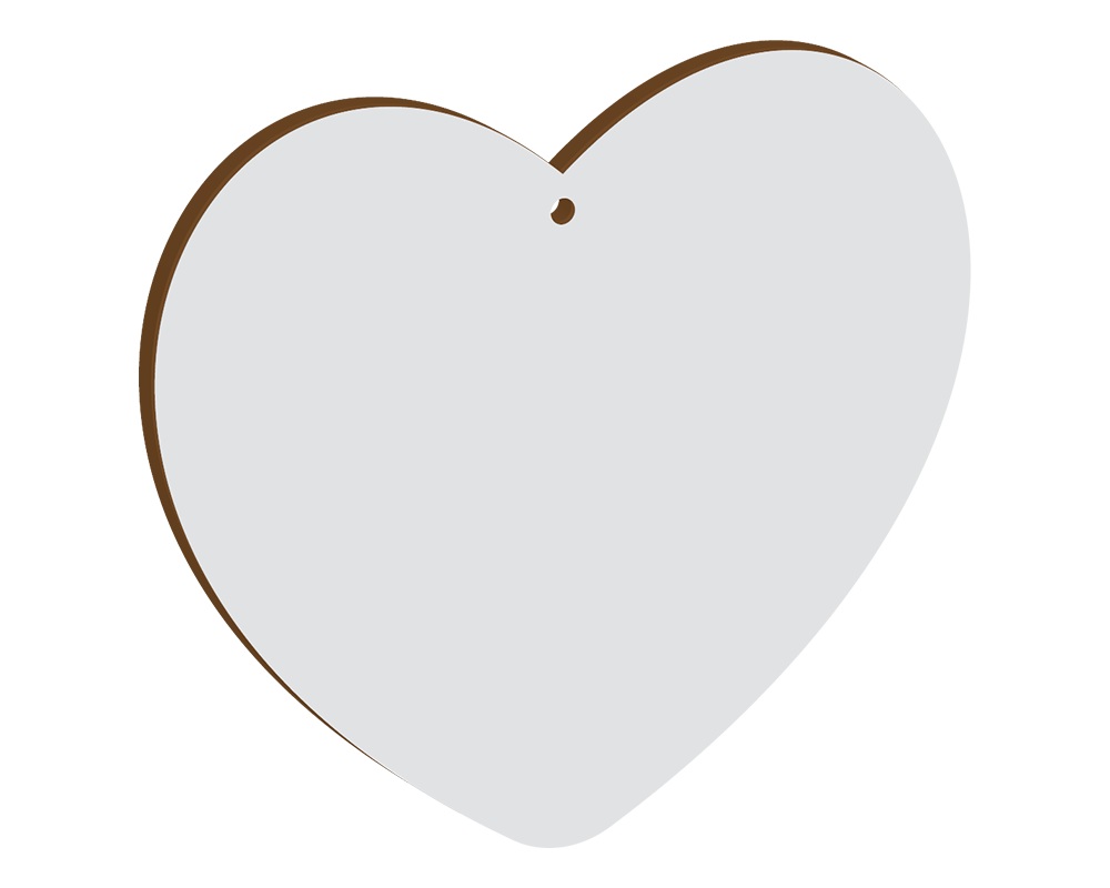 100mm Heart Single Hole (5pcs)