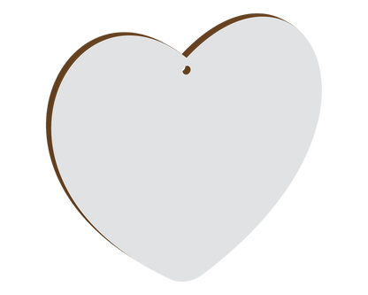 100mm Heart Single Hole (5pcs)