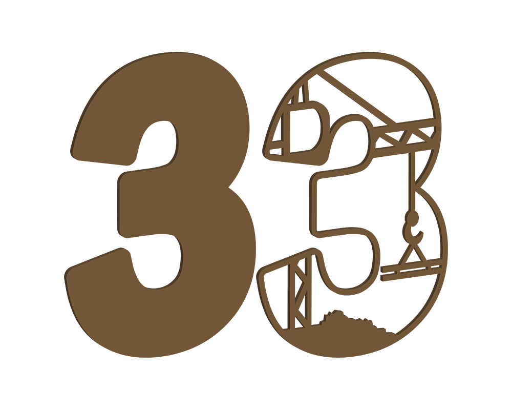 MDF Construction Themed Numbers