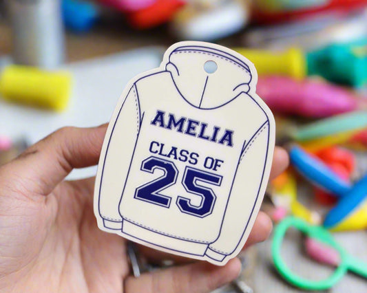 Hoodie Keyring Blank
