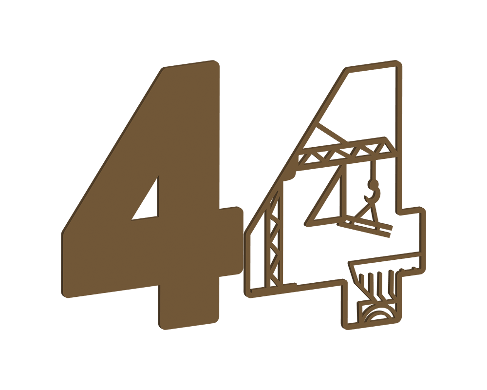 MDF Construction Themed Numbers