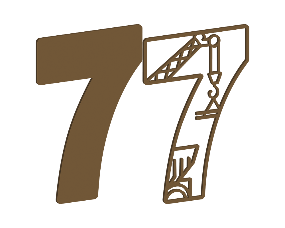 MDF Construction Themed Numbers