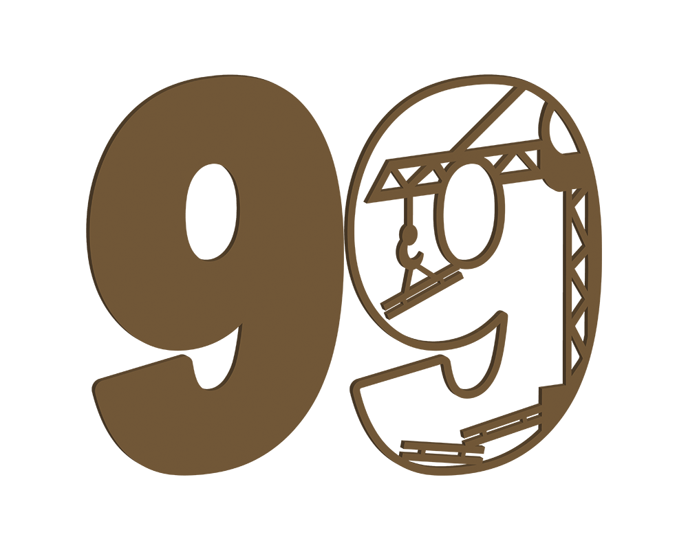 MDF Construction Themed Numbers