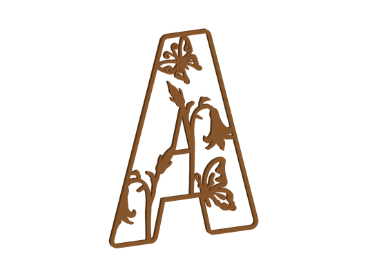 Wild Butterfly Themed Letters