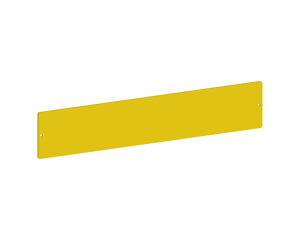 395x75mm Rectangular Blank