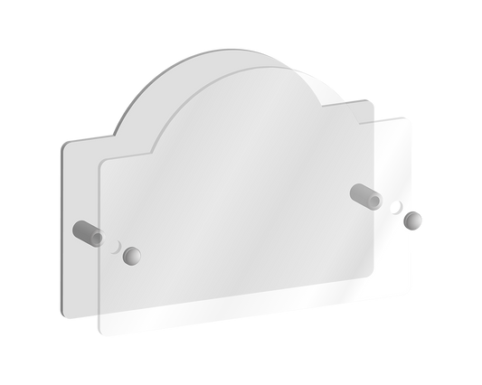 House Number Acrylic Sign Shape 25