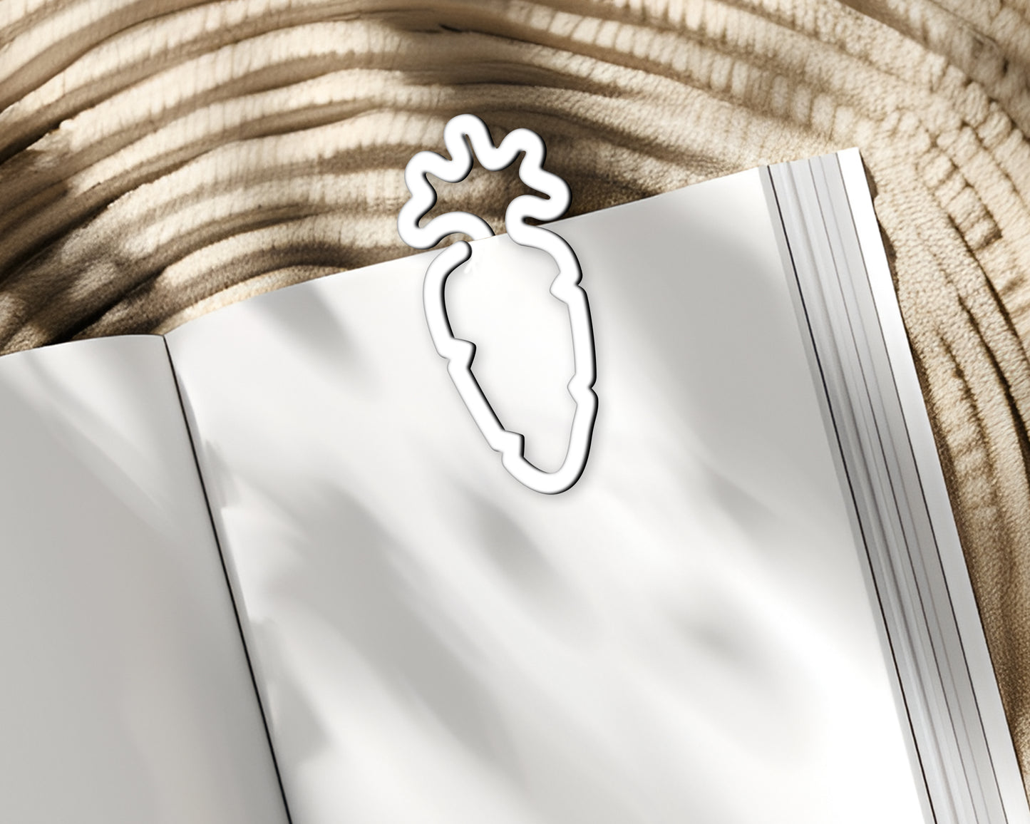 Carrot Shaped Bookmark