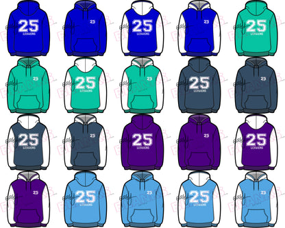 Hoodie Keyring Digital Design Pack – Leavers Edition