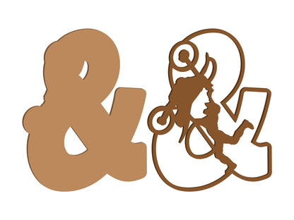 MDF Motocross Themed Letters