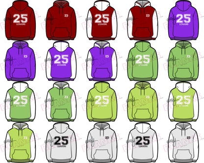 Hoodie Keyring Digital Design Pack – Leavers Edition