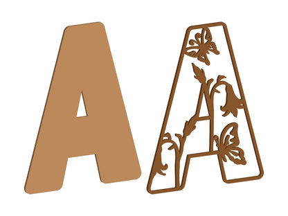 Wild Butterfly Themed Letters