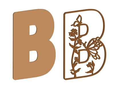 Wild Butterfly Themed Letters