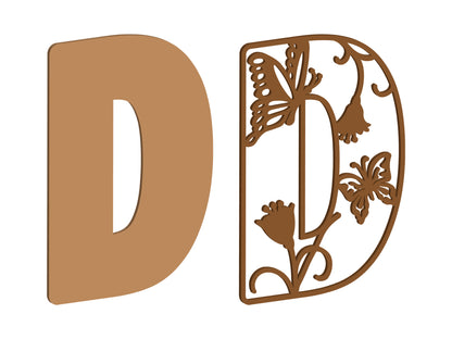Wild Butterfly Themed Letters