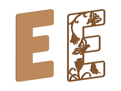 Wild Butterfly Themed Letters